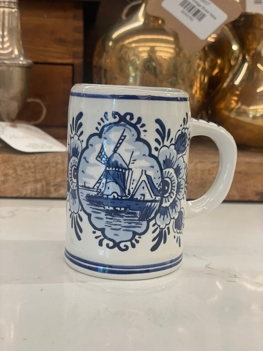 Vintage Delft Blue Mug