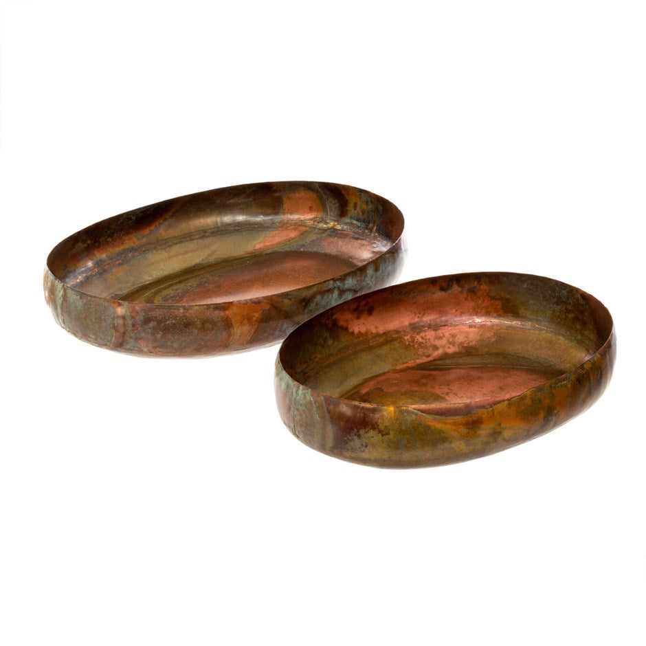 Copper Patina Tray (L)