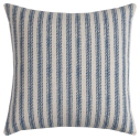 Blue Ticking Stripe Pillow