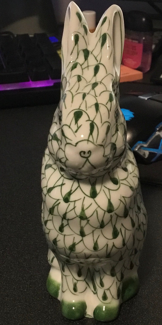 Green & White Bunny