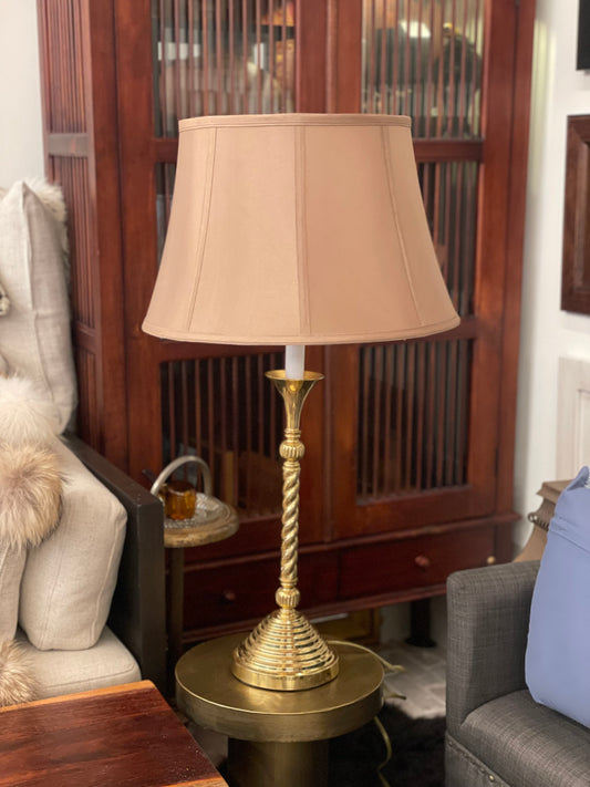 Vintage Brass Table Lamp