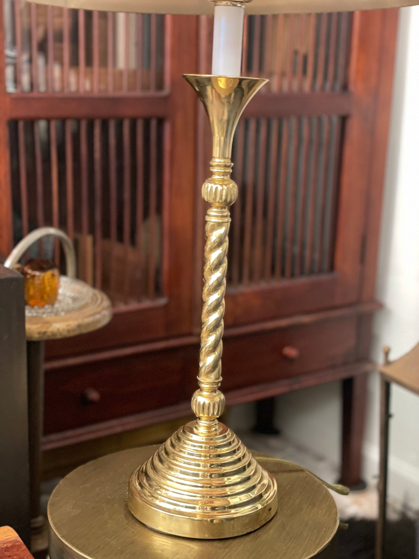 Vintage Brass Table Lamp