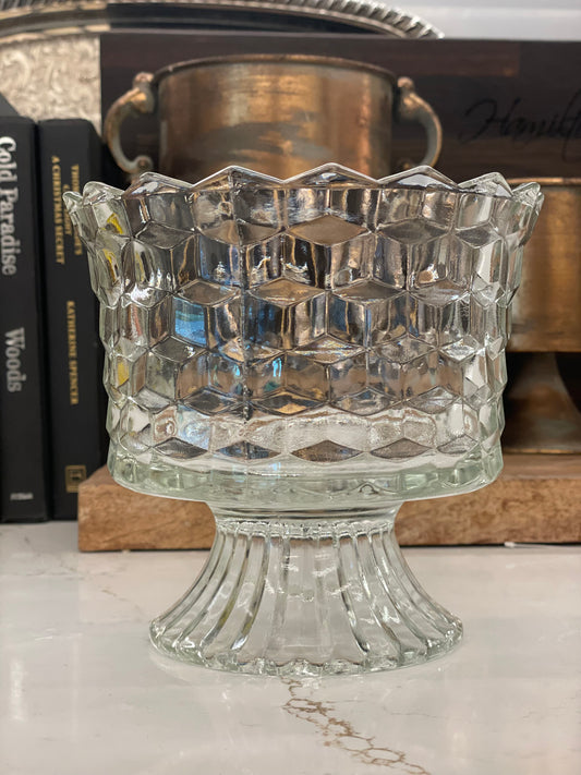 Glass Footed Compote