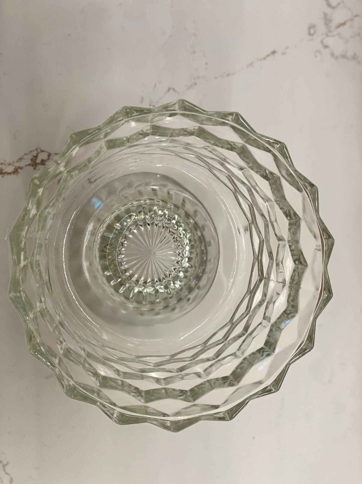 Glass Footed Compote