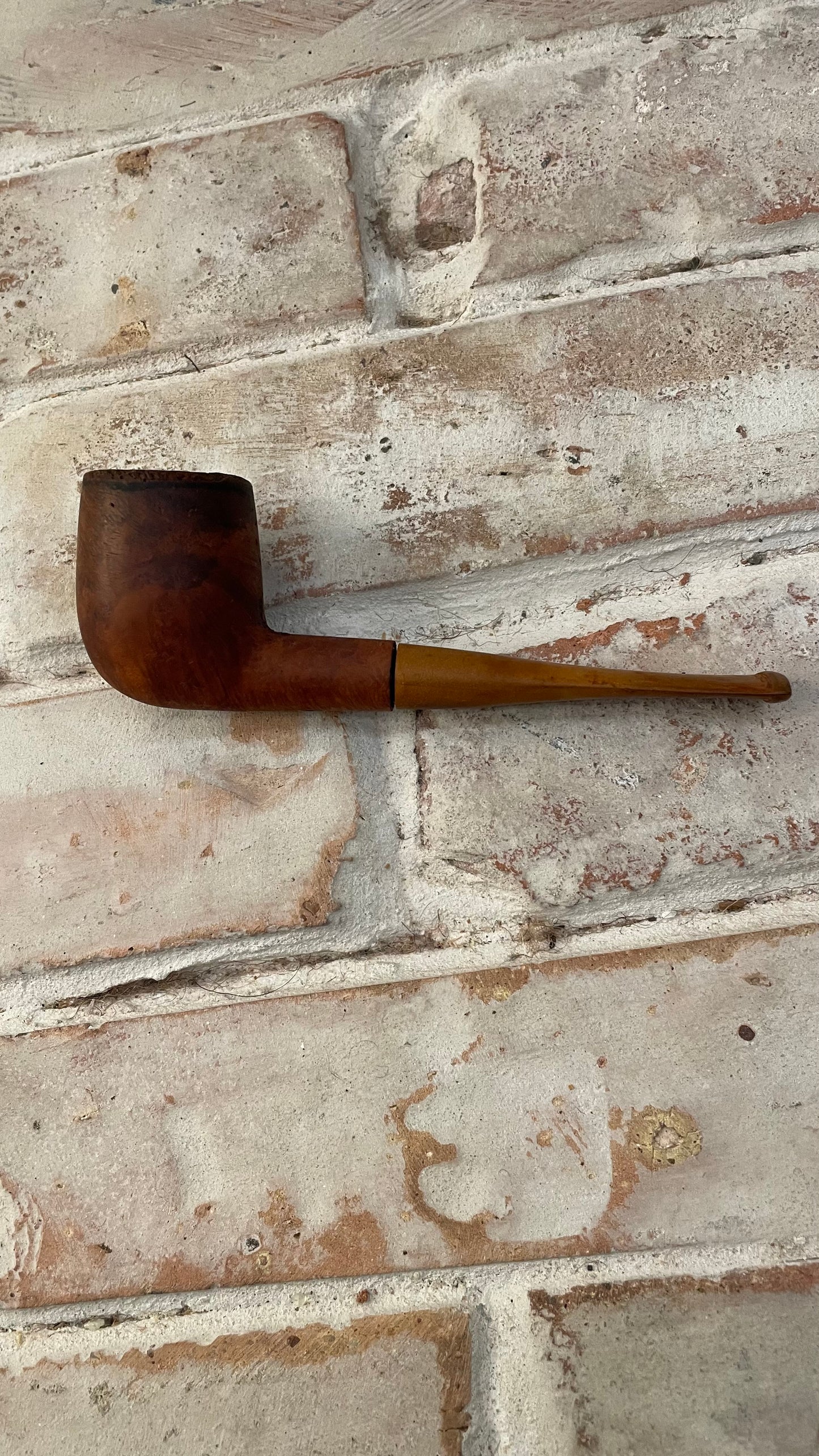 Vintage Pipe Stand with Jar