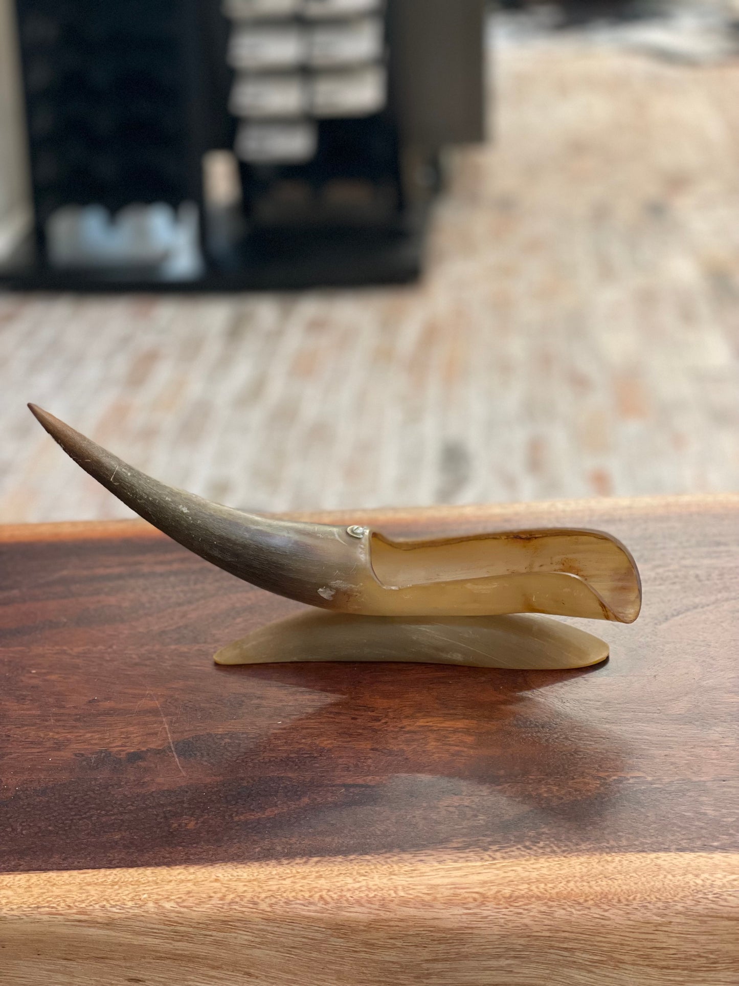 Vintage Horn Ashtray