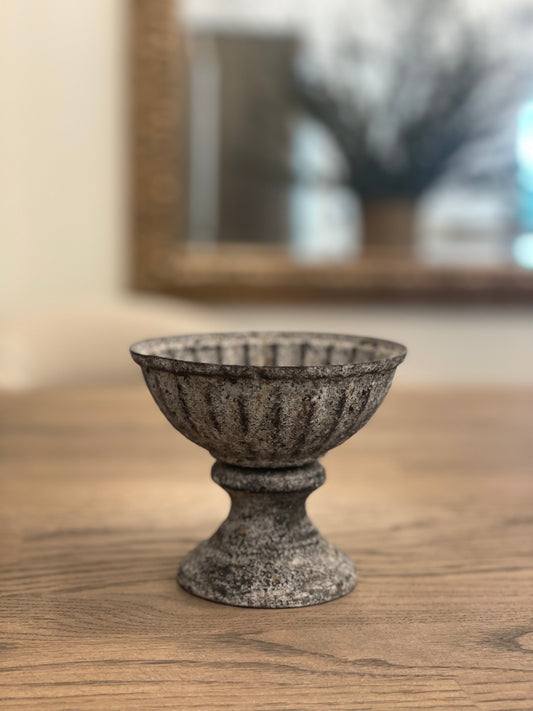 Small Antique Pedestal Bowl