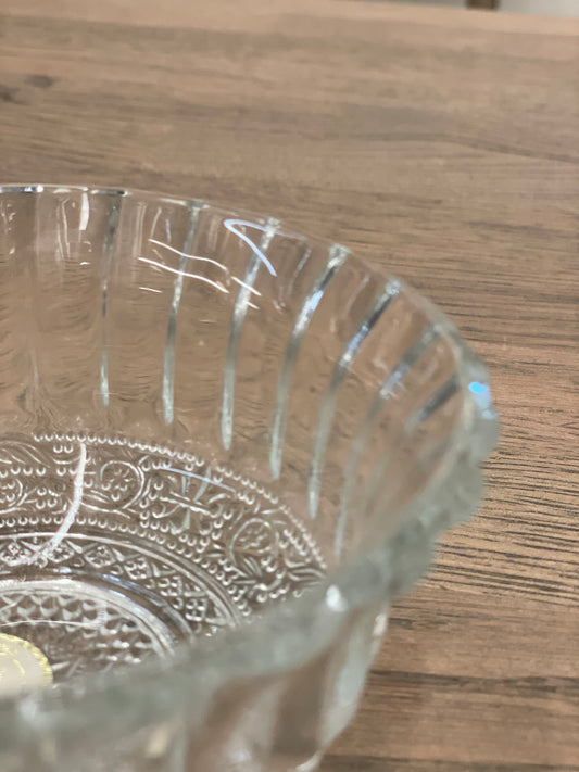 Vintage Clear Glass Bowl