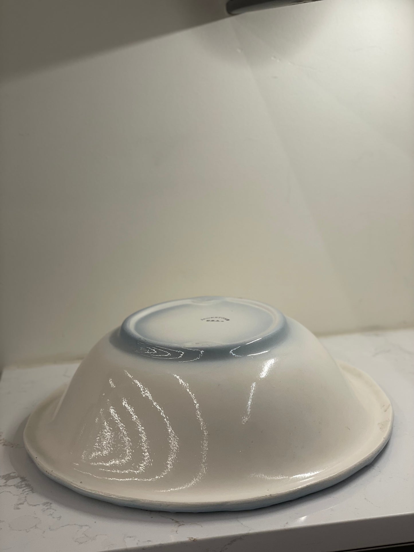 Blue and White Ironstone Bowl