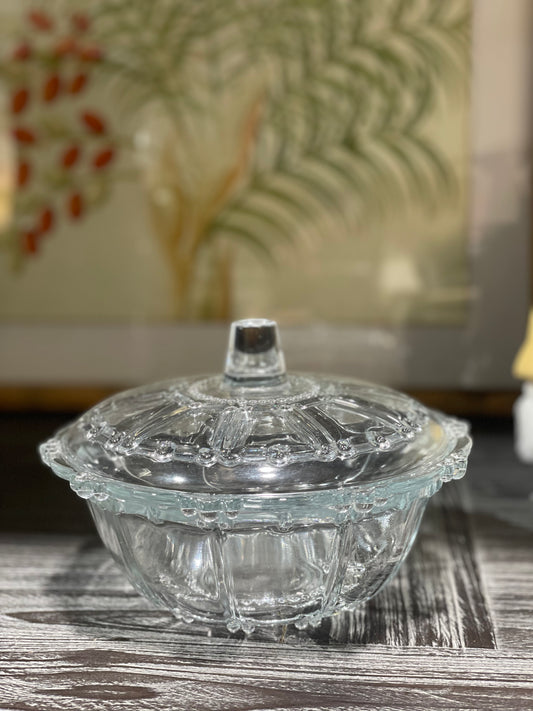 Lidded Glass Bowl