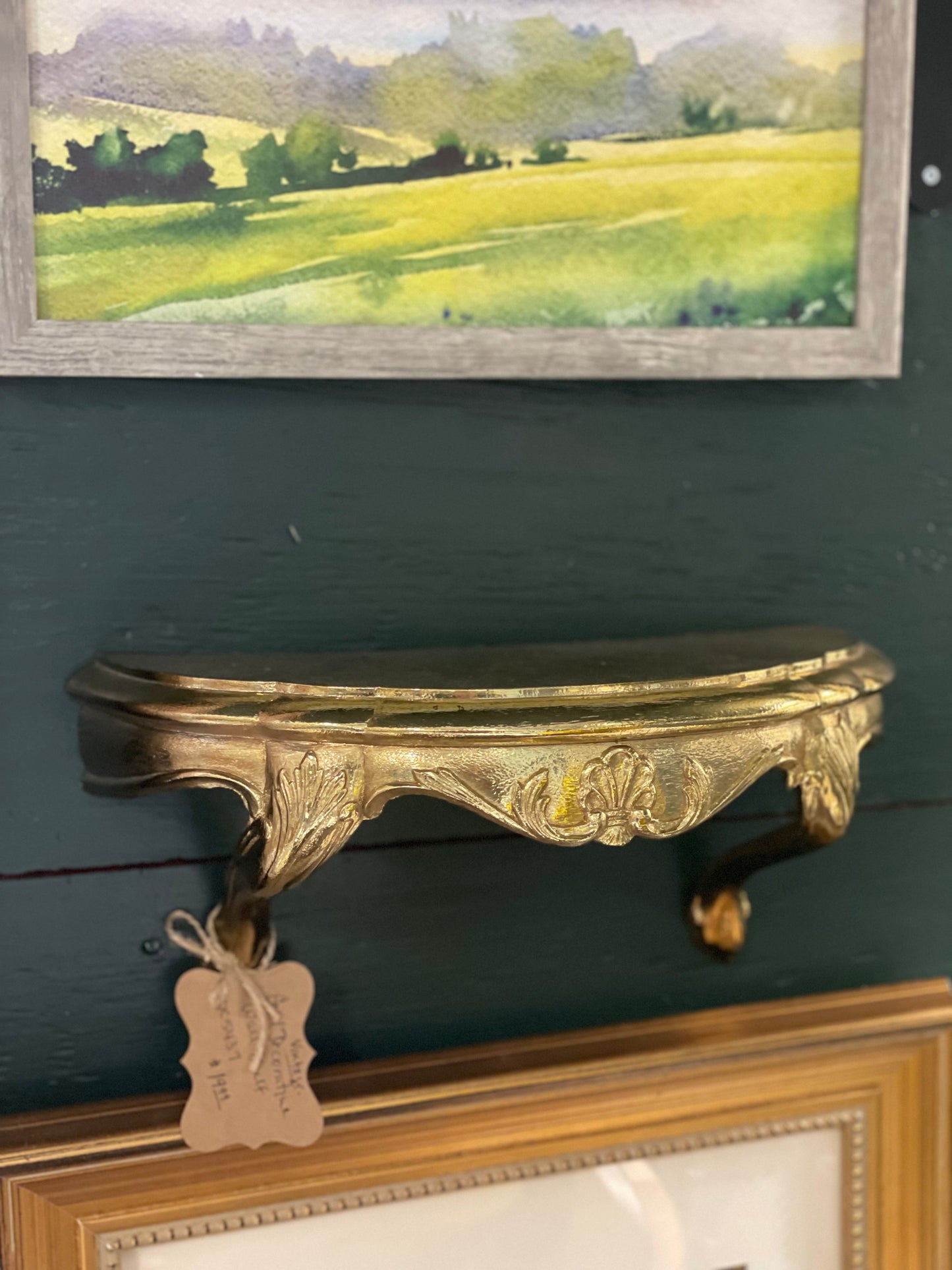 Gold Decorative Shelf