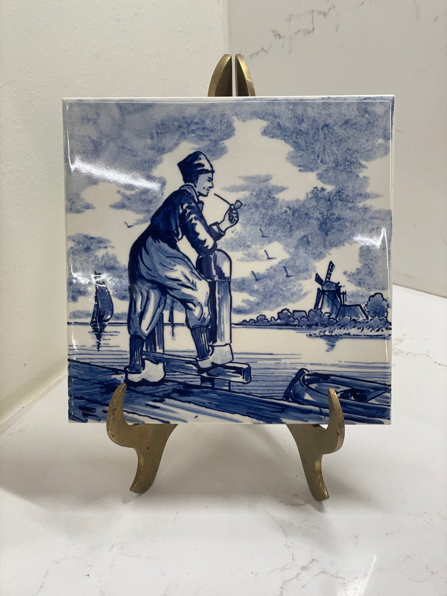 Hand Painted Delft Tile