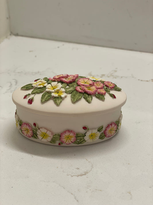 Small Floral Trinket Box