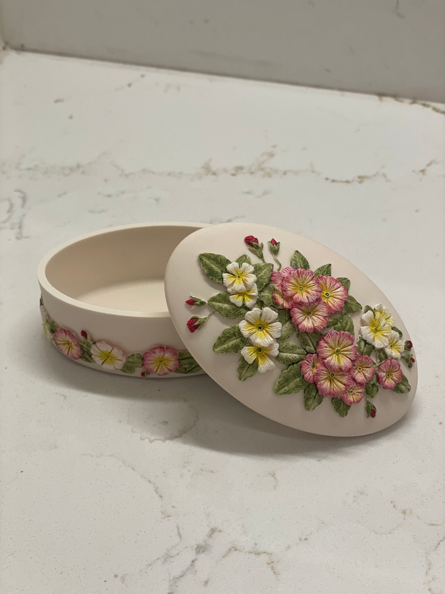 Small Floral Trinket Box