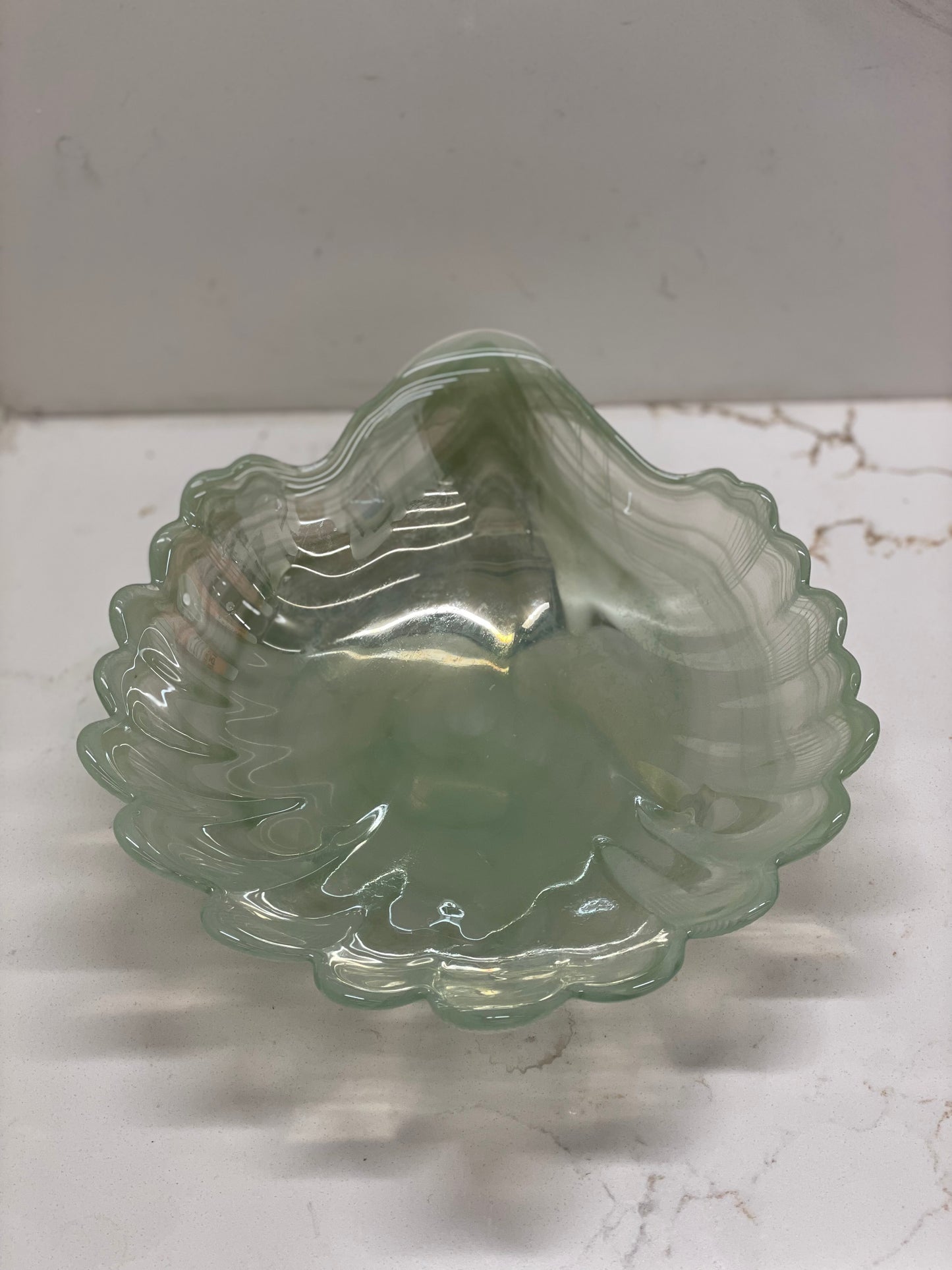 Mint Green Shell Dish