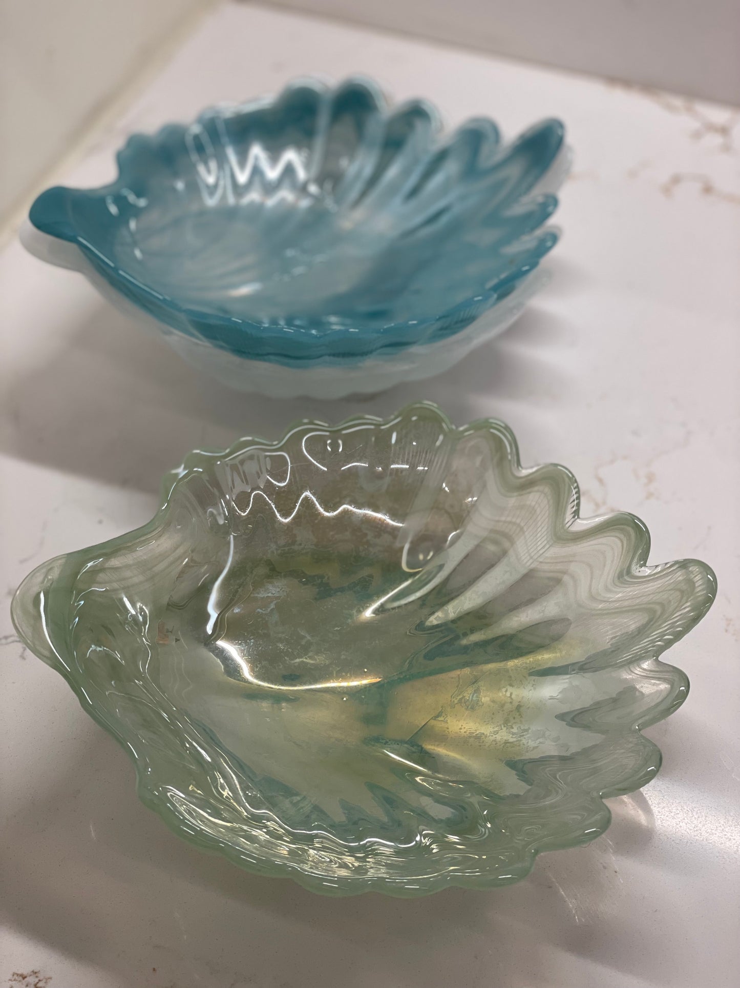 Mint Green Shell Dish