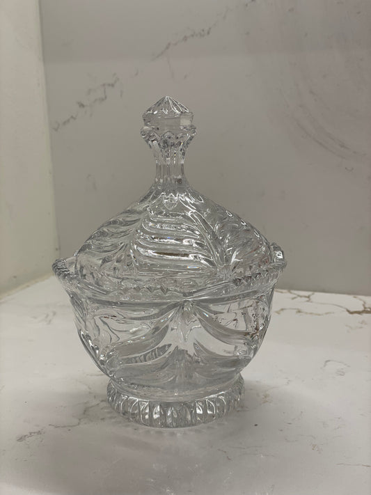 Crystal Clear Lidded Bowl