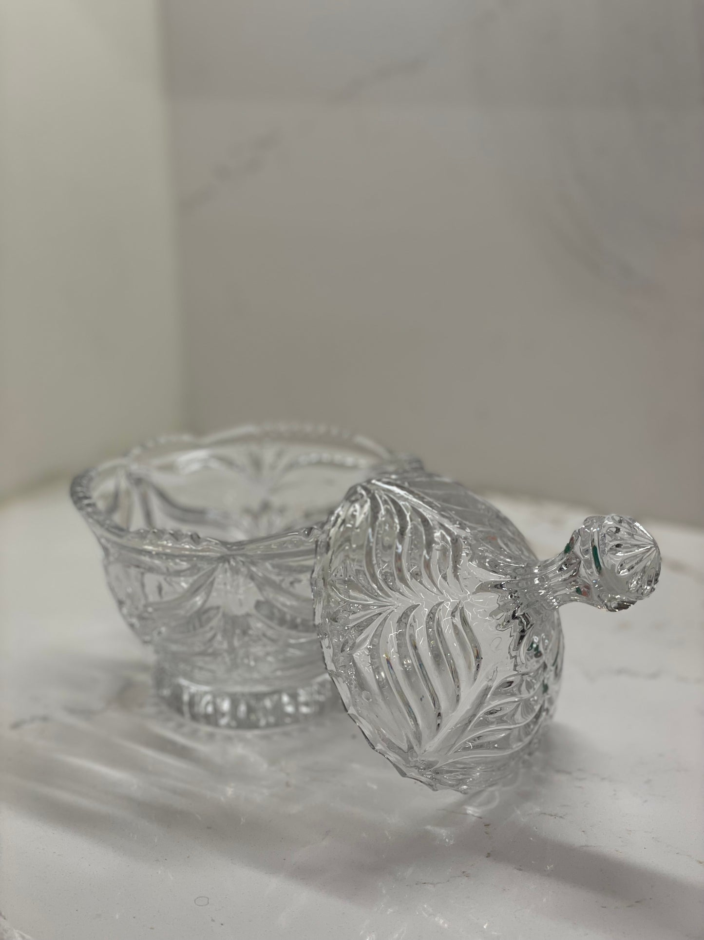 Crystal Clear Lidded Bowl