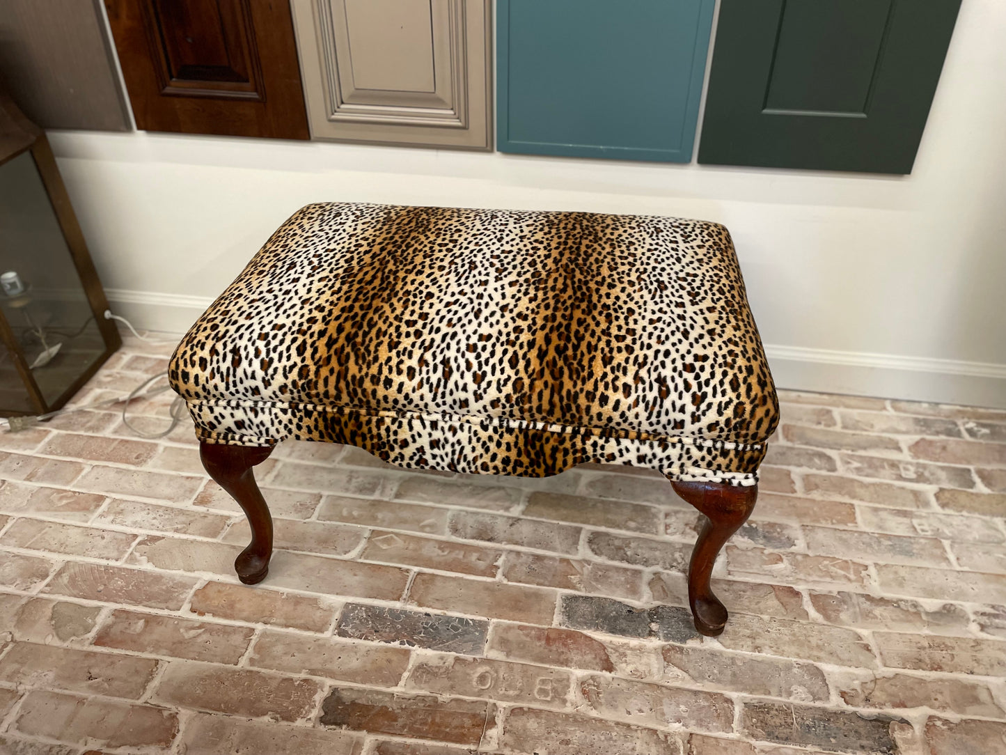 Animal Print Foot Stool