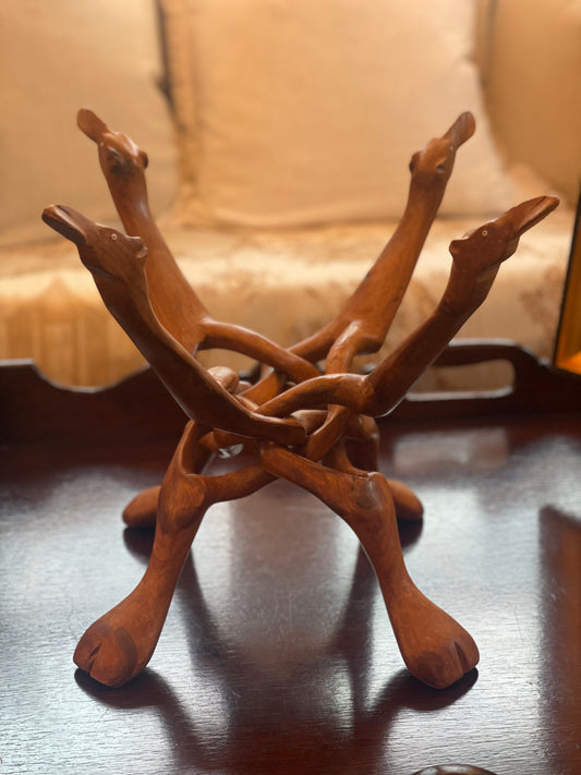 Interlocking Camel Wood Stand