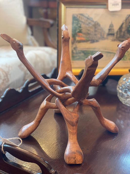 Interlocking Camel Wood Stand