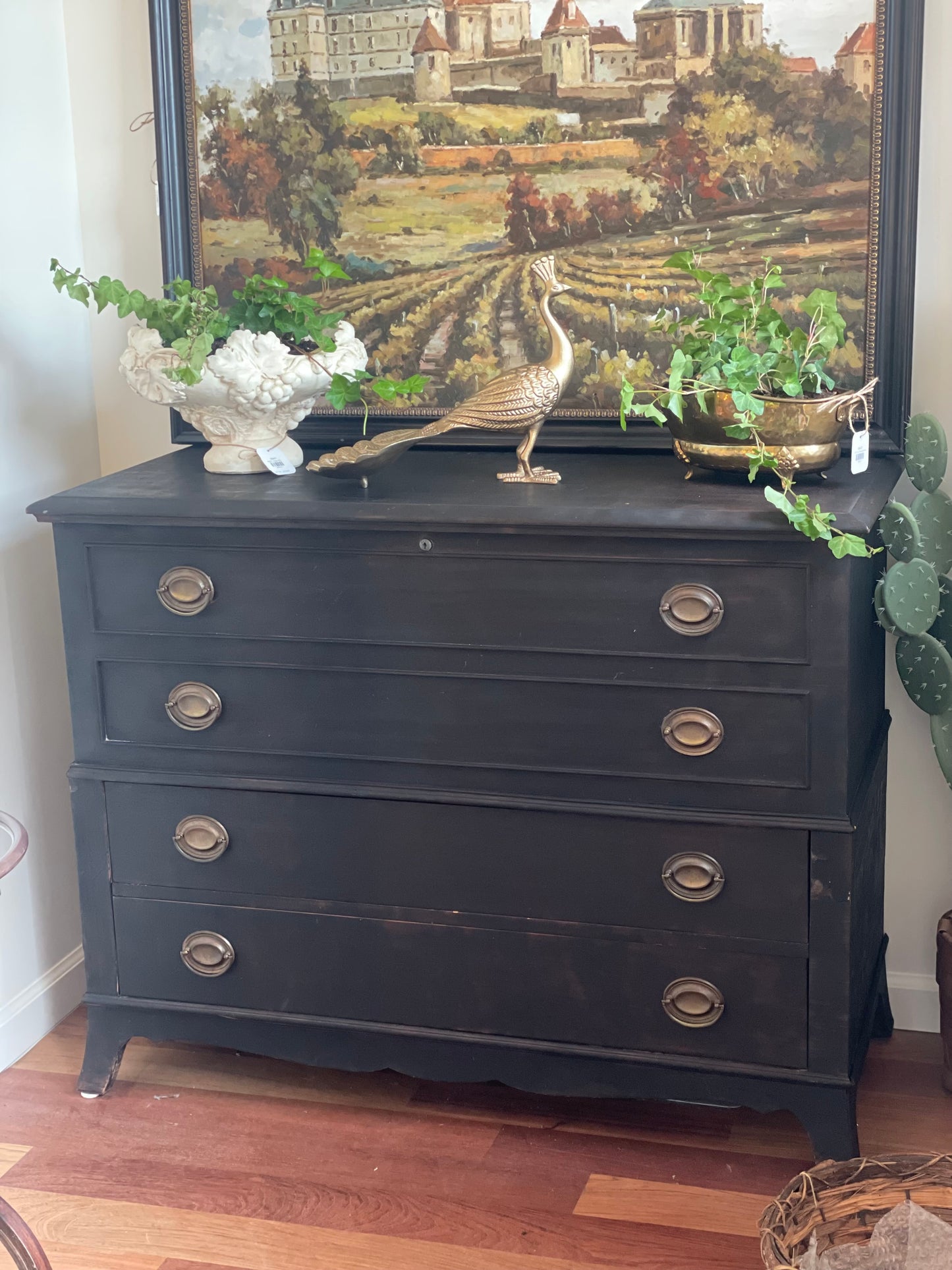 Black Wood Dresser/Chest