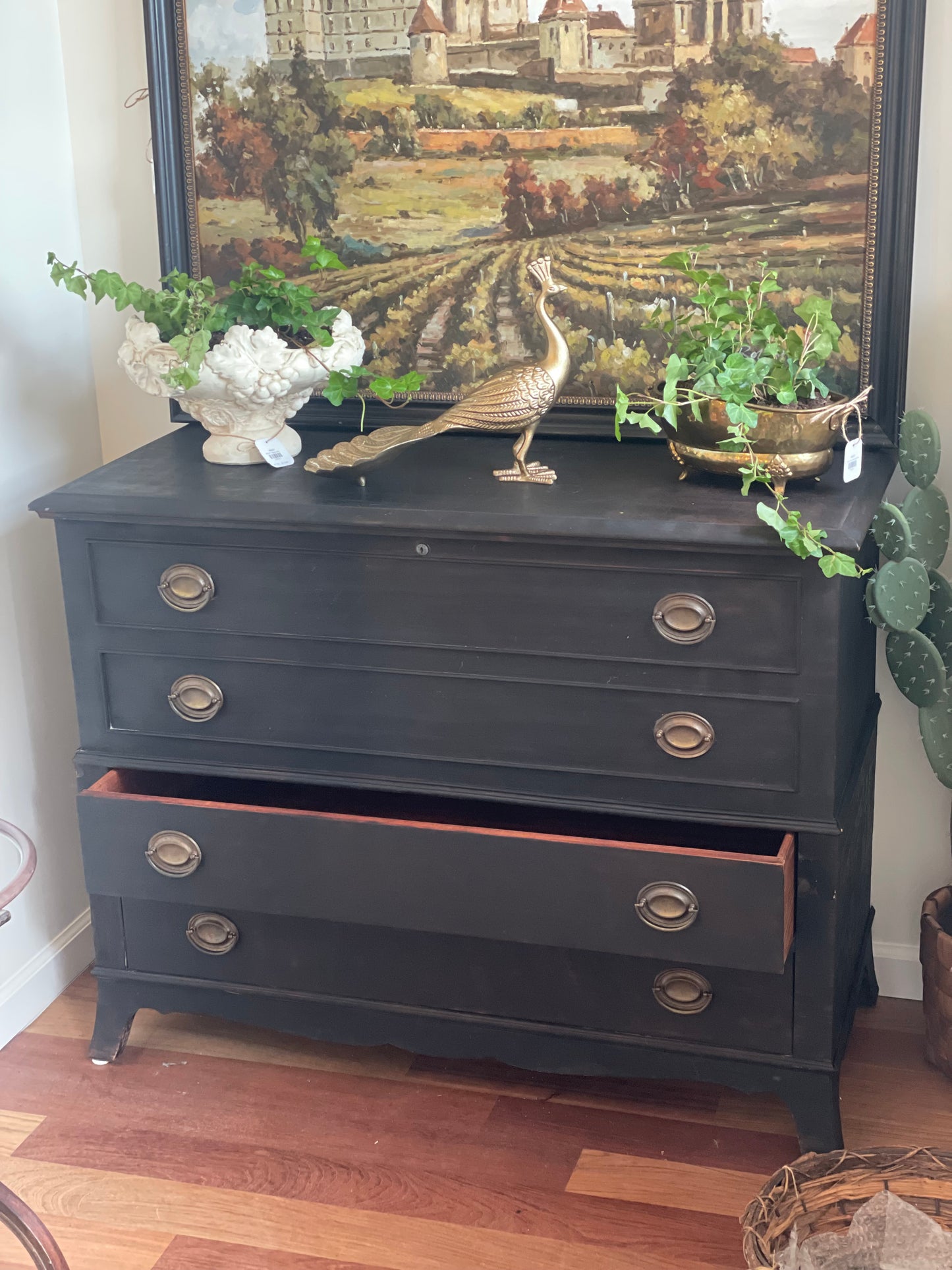 Black Wood Dresser/Chest