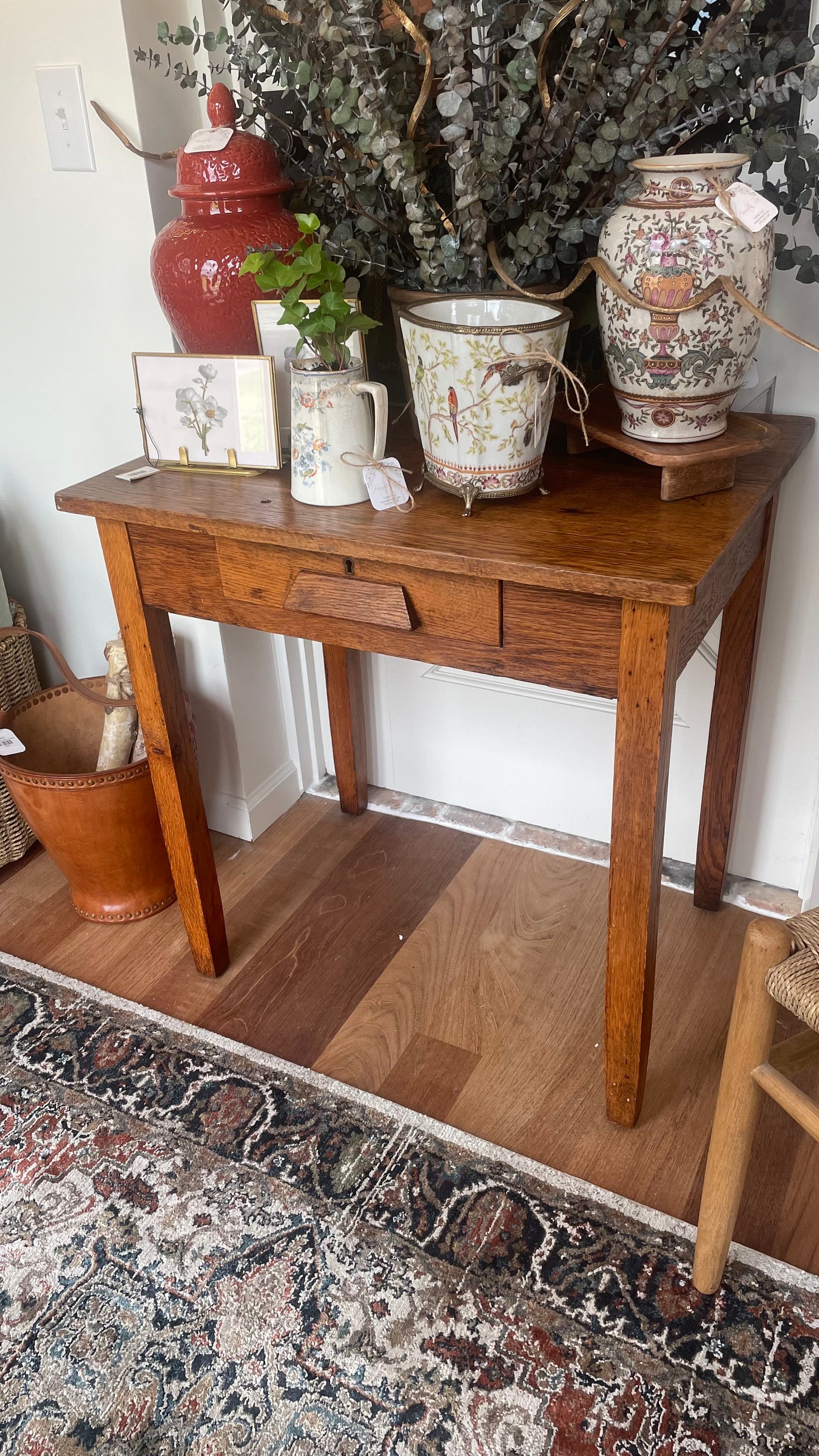 Antique Table with Drawer