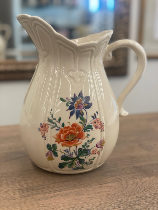 Vintage McCoy Floral Pitcher