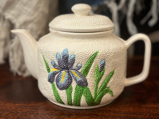 Vintage Otagiri Floral Teapot