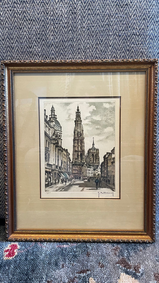 Vtg. G. Hibbeling Etching