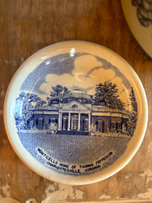 Vintage Monticello Plate