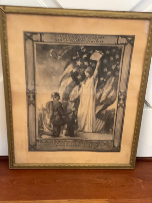 WWI US Army Print