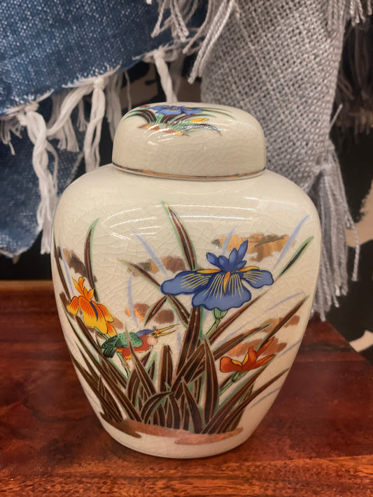 Vintage Japanese Ginger Jar