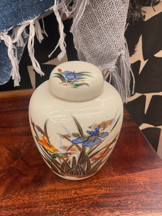 Vintage Japanese Ginger Jar