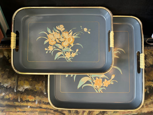 Floral Serving Trays (2)