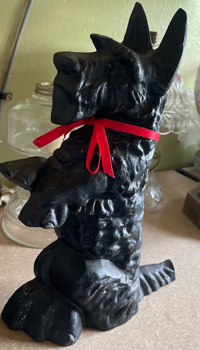 Cast Iron Dog Doorstop