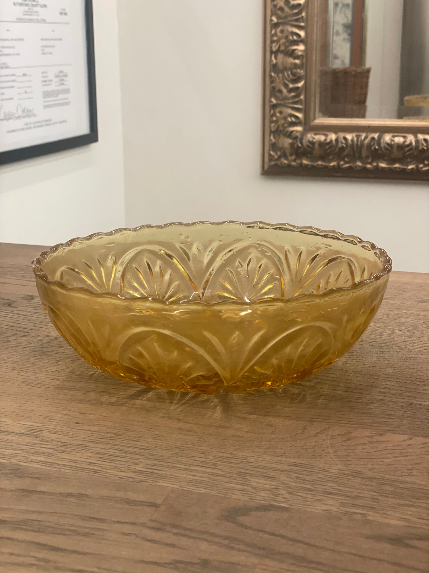 Amber Star and Cameo Bowl