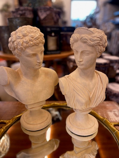 Vintage Man and Woman Busts