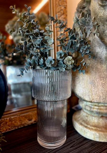 Fluted Glass Vase (Tall)