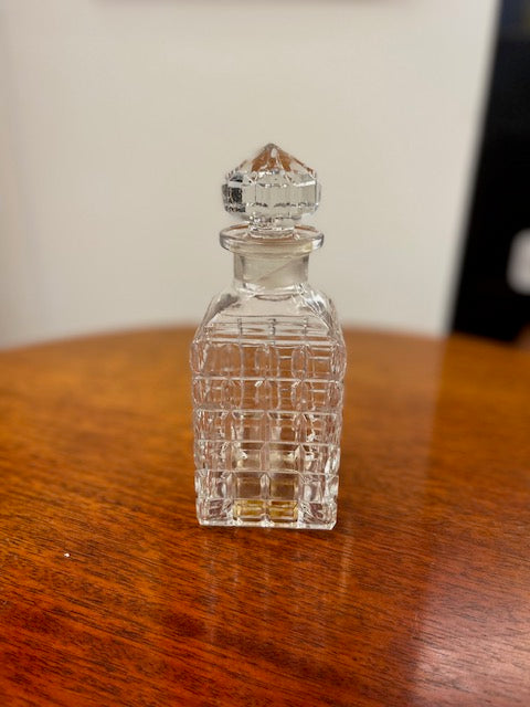 Vintage Glass Cologne Bottle