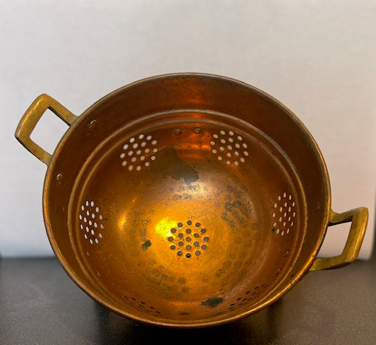 Vtg. Copper Strainer