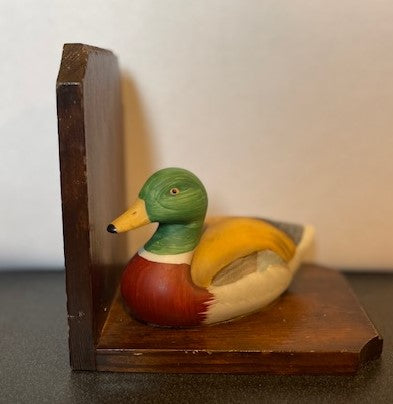 Vtg. Duck Bookends