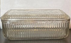 Vtg. Glass Refrigerator Dish