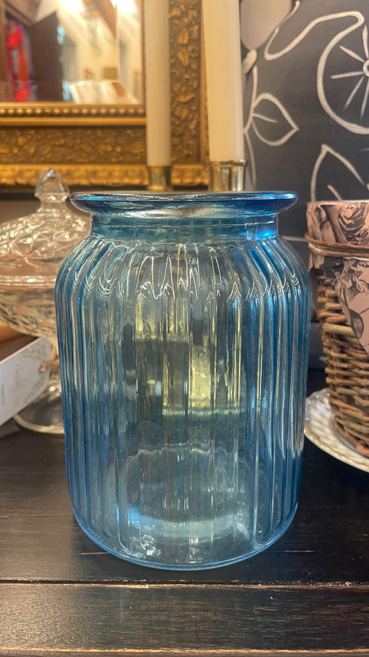 Blue Glass Vase