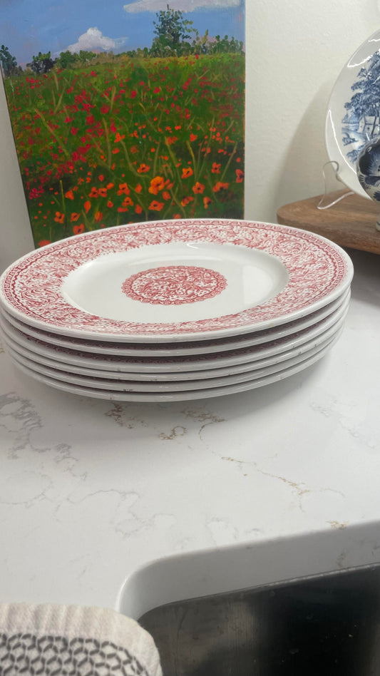 6 Laveno Italy Dinner Plates