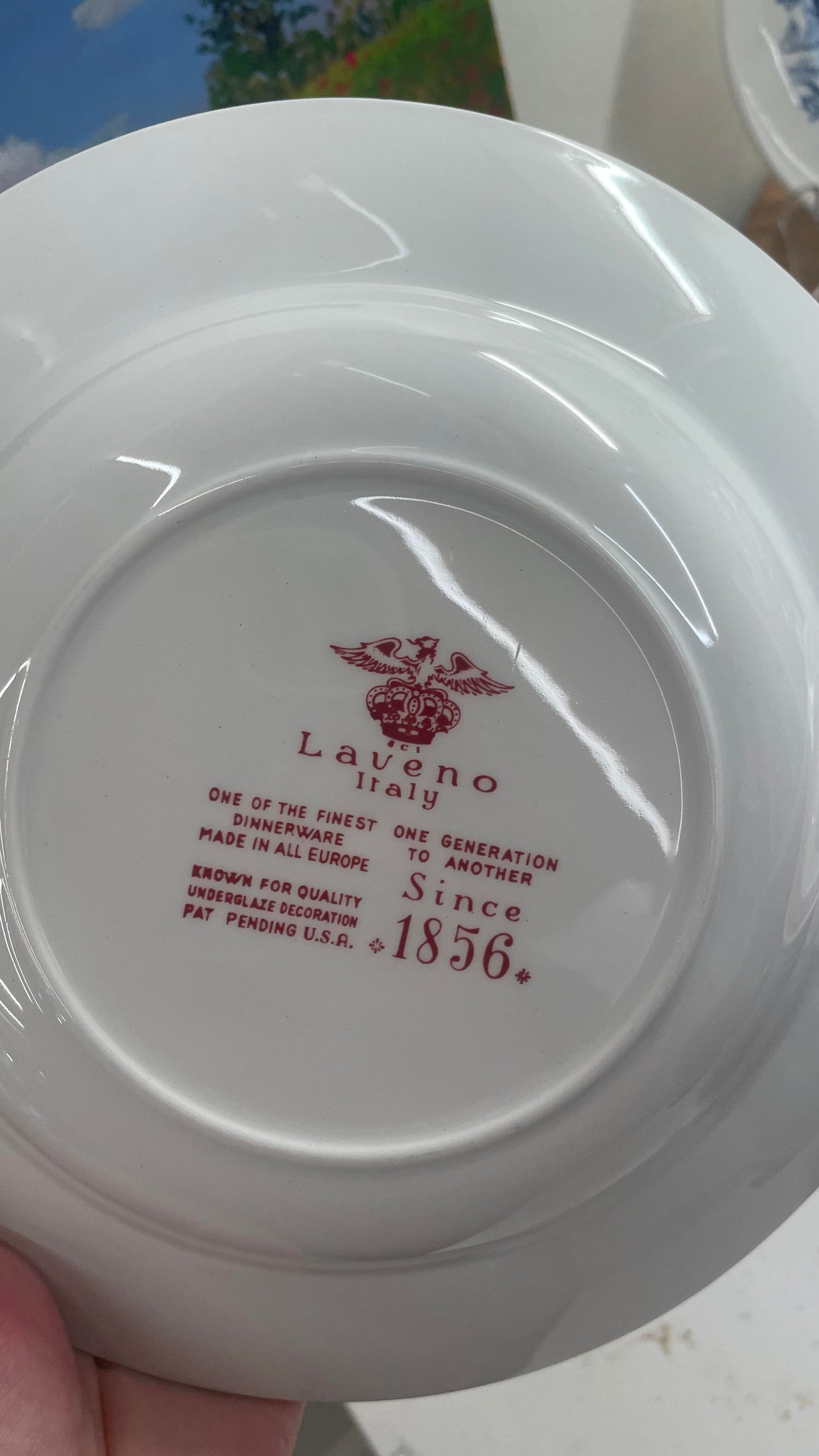 7 Laveno Italy Bread Plates