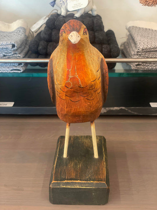 Carved and Painted Bird