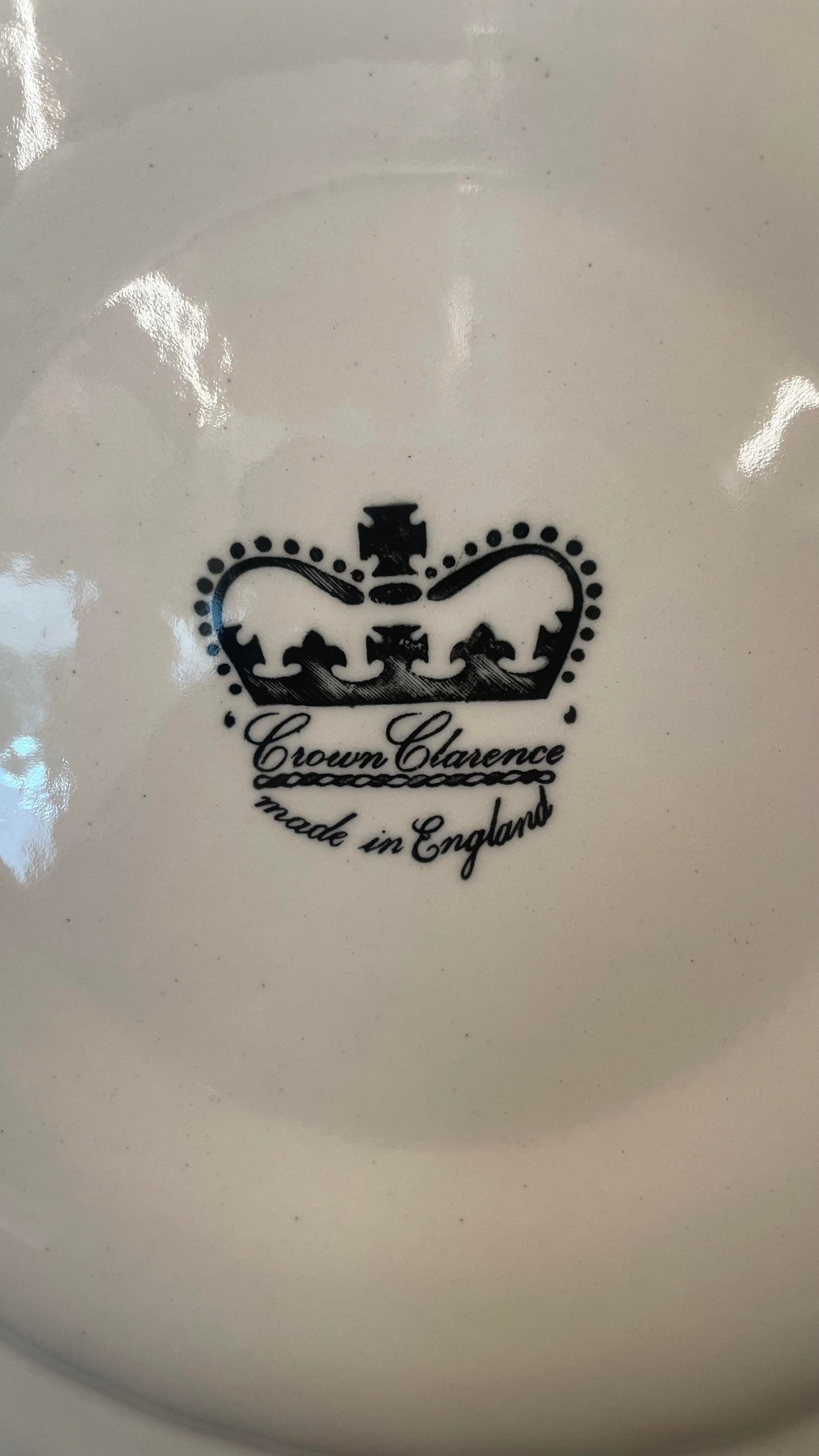 Vintage Crown Clarence Dinner Plate