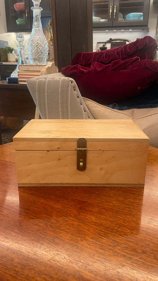 Wooden Storage Box